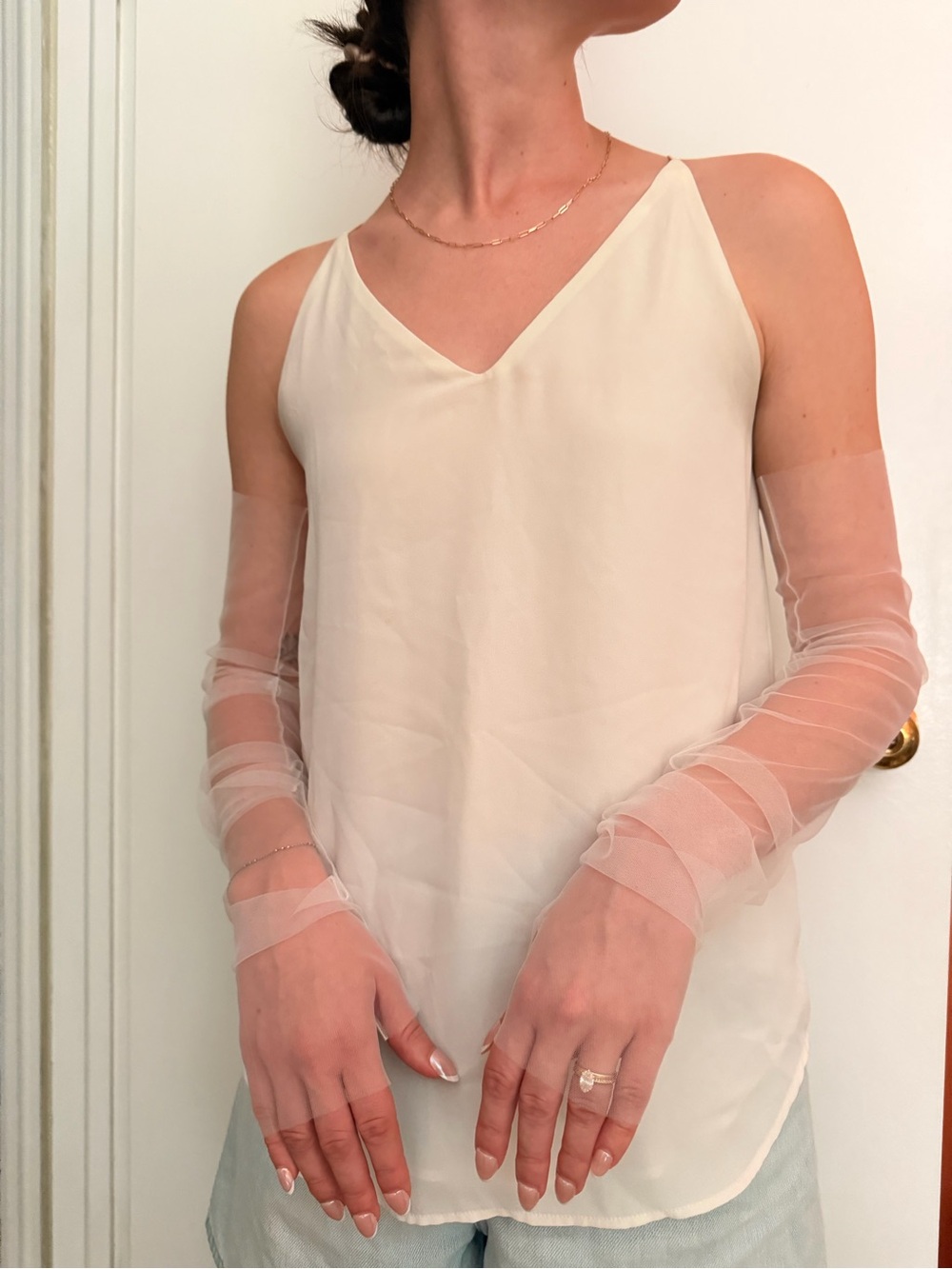 Elegant Sheer Bridal Gloves